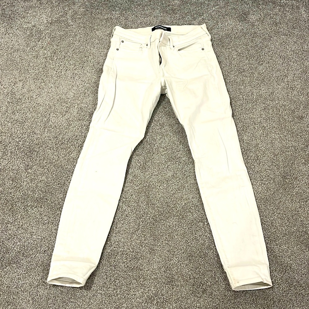 White Express Skinny Jeans